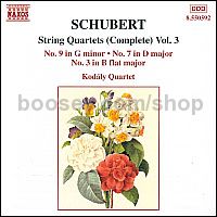 String Quartets (Complete) vol.3 (Naxos Audio CD)