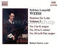 Lute Sonatas vol.2 (Naxos Audio CD)
