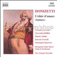L' Elisir d'amore (Highlights) (Naxos Audio CD)