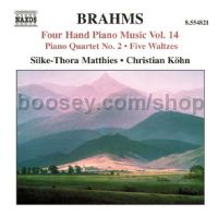 Four-Hand Piano Music vol.14 (Naxos Audio CD)