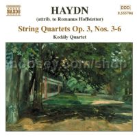 String Quartets Op. 3, Nos. 3 - 6 (Naxos Audio CD)