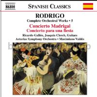 Concierto Madrigal/Concierto para una Fiesta (Complete Orchestral Works vol.5) (Naxos Audio CD)