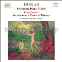 Piano Sonata/Variations on a Theme of Rameau (Naxos Audio CD)