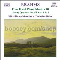 Four-Hand Piano Music vol.10 (Naxos Audio CD)