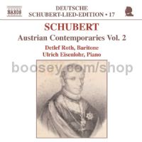 Deutsche Schubert Lied Edition (17): Austrian Contemporaries, vol.2 (Naxos Audio CD)