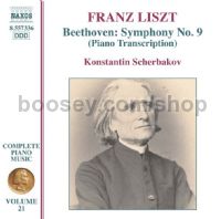 Complete Piano Music (21): Transcription of Beethoven's Symphony No.9 (Naxos Audio CD)