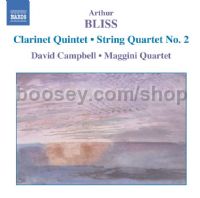 Clarinet Quintet/String Quartet No2 (Naxos Audio CD)