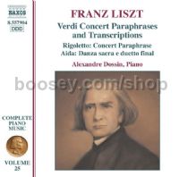 Complete Piano Music (25): Verdi Paraphrases and Transcriptions (Naxos Audio CD)