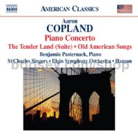 Piano Concerto/The Tender Land suite/Old American Songs, Sets 1 & 2 (Naxos Audio CD)