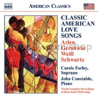 Classic American Love Songs (Audio CD)