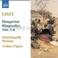 Hungarian Rhapsodies Nos1-6 (Audio CD)