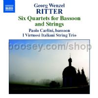 6 Bassoon & String Quartets (Audio CD)
