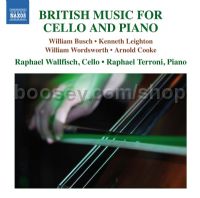 British Music for Cello & Piano (Naxos Audio CD)