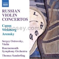 Russian Violin Concertos (Naxos Audio CD)