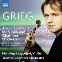 3 Concerti for Violin (Naxos Audio CD)
