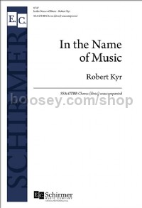 In the Name of Music (SSAATTBB Choral Score)