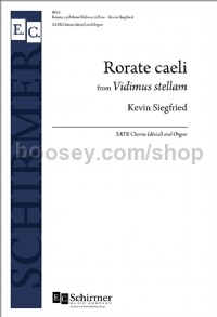 Rorate caeli from Vidimus stellam (SATB Choral Score)