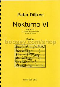 Nocturne 6 - Violin, Eb Clarinet & Orchestra (score)