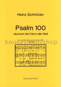 Joyful noise unto the Lord all the world (choral score)