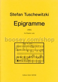 Epigramme - Piano