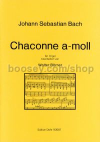 Chaconne in A minor BWV 1004 - Organ