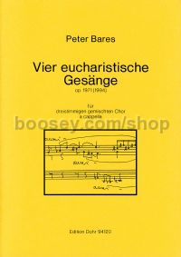 4 Eucharistic Songs op. 1971 (choral score)