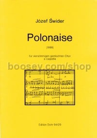 Polonaise (choral score)