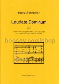 Laudate Dominum - Mixed Choir, Organ & (2 Trumpets und Timpani) (score)