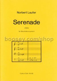 Serenade - 2 Trumpets, Horn, Trombone & Tuba (score & parts)