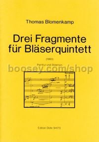 3 Fragments - Wind Quintet (score & parts)