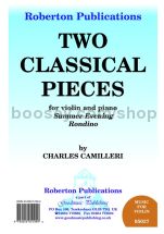 Two Classical Pieces for violin & piano