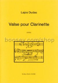 Valse - Clarinet