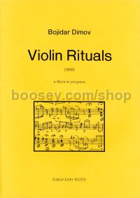 Violin rituals - Violin (score)