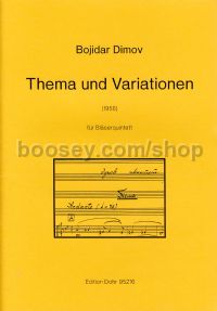 Theme and Variations - Wind Quintet (score & parts)