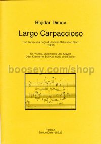 Largo Carpaccioso - Violin, Cello & Piano (score)