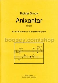 Anixantar - Bass Clarinet & Marimba (score)