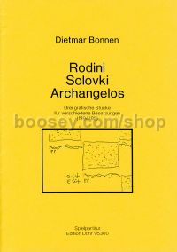 Rodini - Solovki - Archangelos - 3 Melody instruments & Keyboard instrument (score)