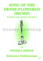 Song of the Dense-flowered Orchid for flute, bass clarinet & piano