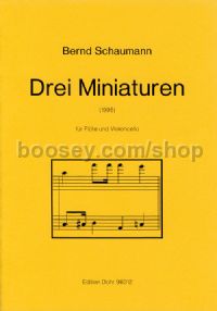 3 Miniatures - Flute & Cello (score)