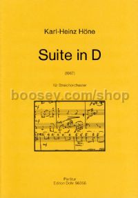 Suite in D - String Orchestra (score)