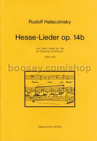 7 Hesse-Lieder op. 14b - Voice & Piano