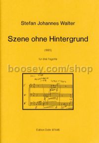 Without a background scene - 3 Bassoons (score & parts)