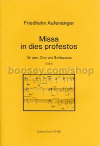 Missa in dies profestos (choral score)
