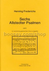 6 Allstedt Psalms (choral score)