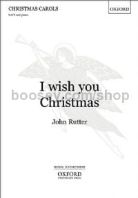 I Wish You Christmas (SATB & piano)