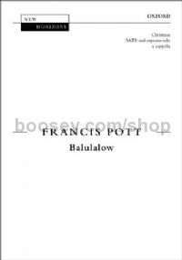 Balulalow (solo soprano & SATB)