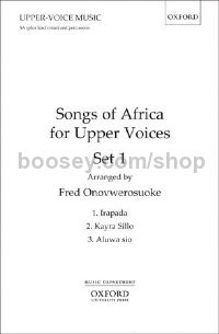 Songs of Africa for Upper Voices Set 1 for SA & percussion