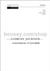 Lamentations of Jeremiah (SATB)