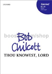 Thou knowest, Lord (vocal score)