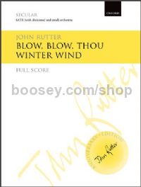 Blow, blow, thou winter wind (full score)
